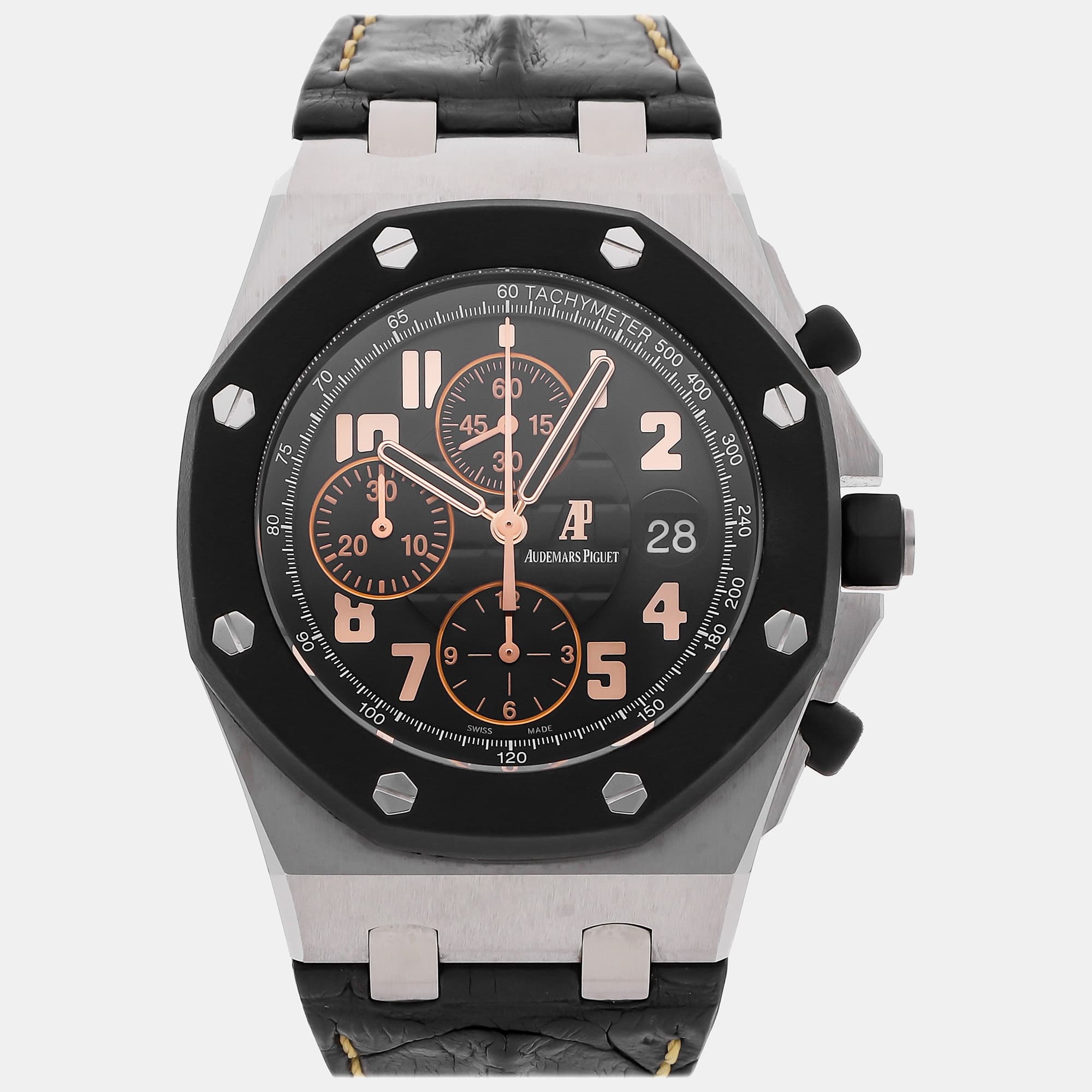 Audemars Piguet Royal Oak Offshore 26298SK.OO.D101CR.01 Automatic Black Stainless Steel Men&rsquo;s Wristwatch 42mm