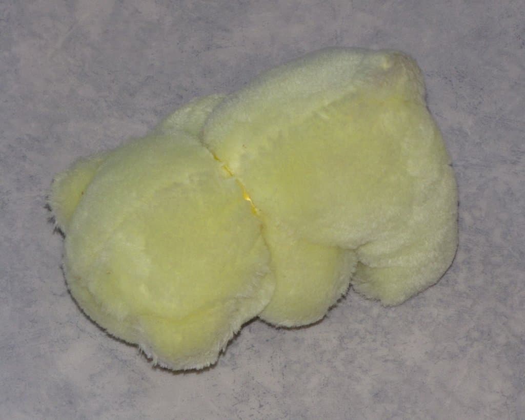 Gul nalle mjukdjur söt gullig gosedjur mjukis barn present