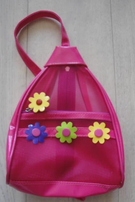 Läcker barn väska ryggsäck i cerise