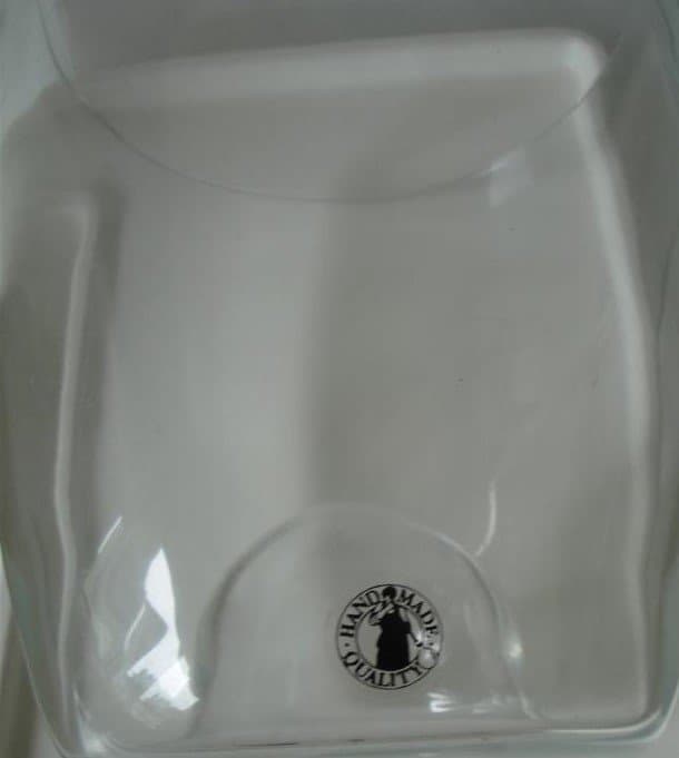 Mycket fin vas i glas Handmade Quality