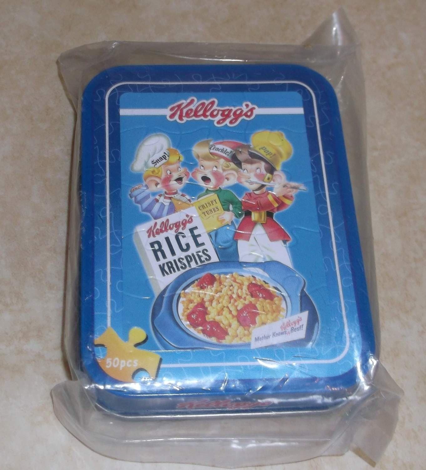 Kellogg's Pussel 50 bitar Nytt i plåtburk