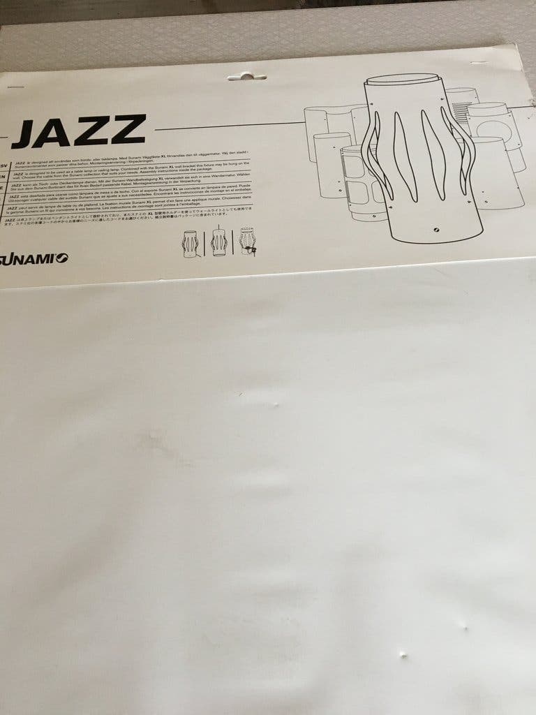 Tak/Vägg Lampa Designad Dick Lundgren "Jazz" Ny
