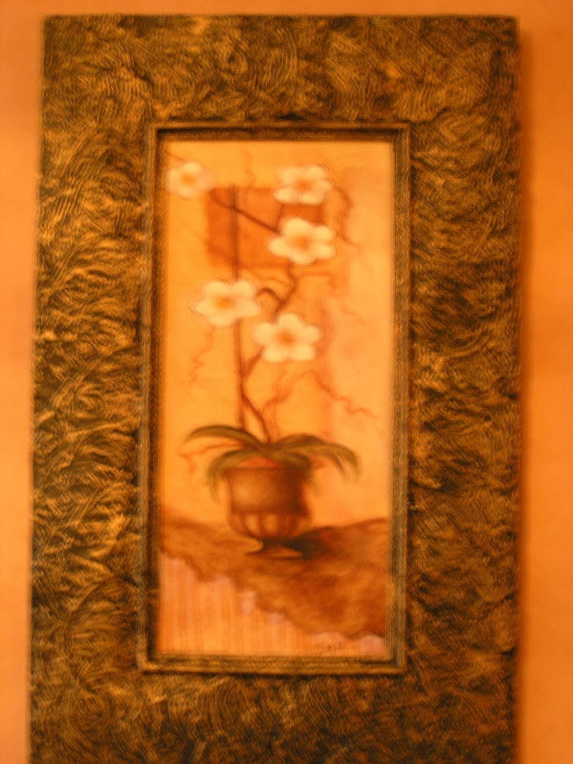 Tavla orkidé, tryckt papper, J.A.D.