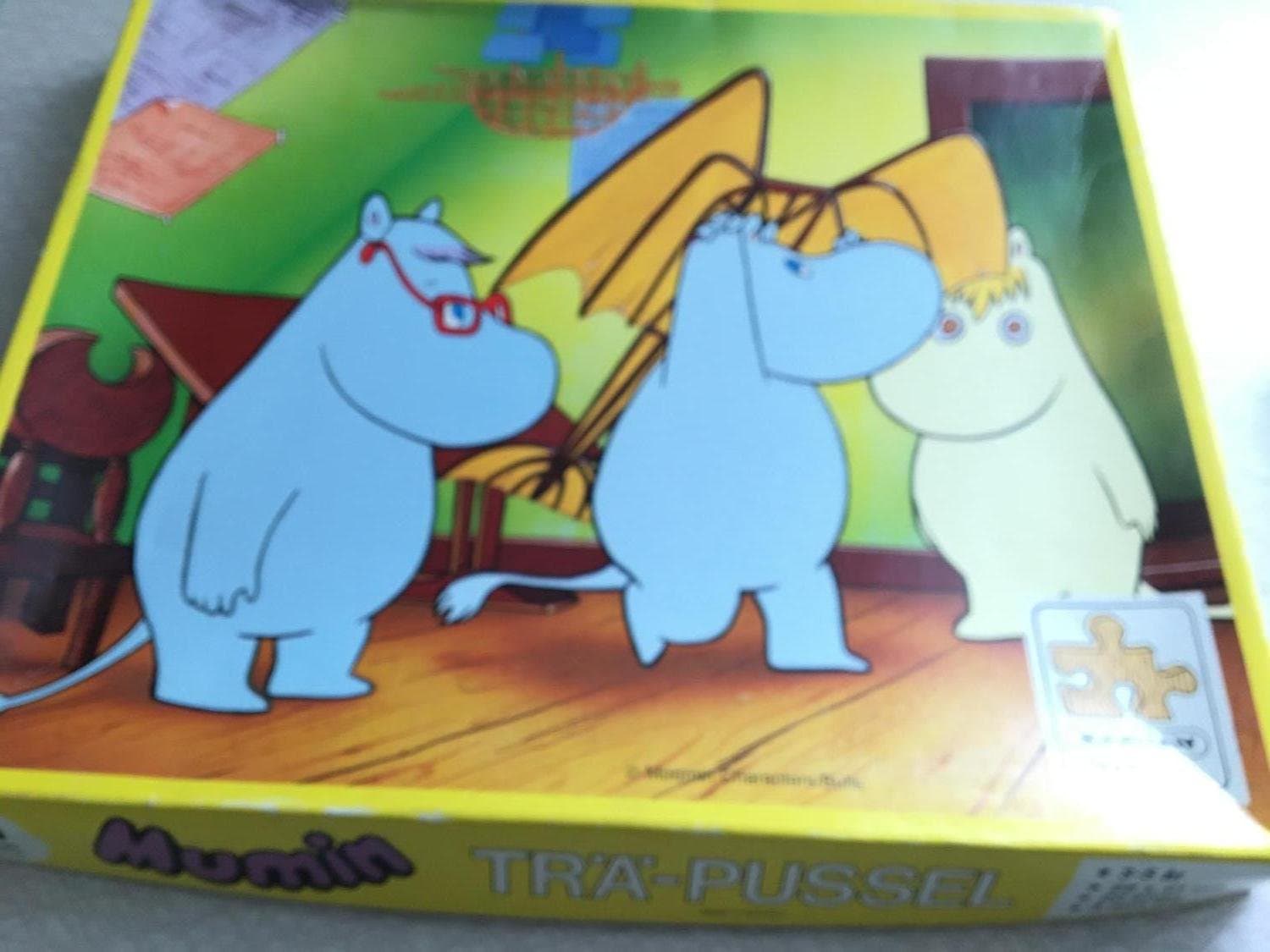 Mumin Trä pussel Kärnan 35 x21 