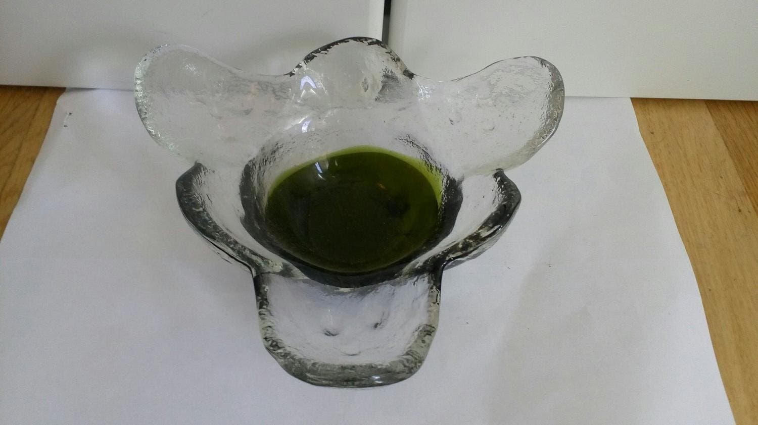 Glas ljusstake