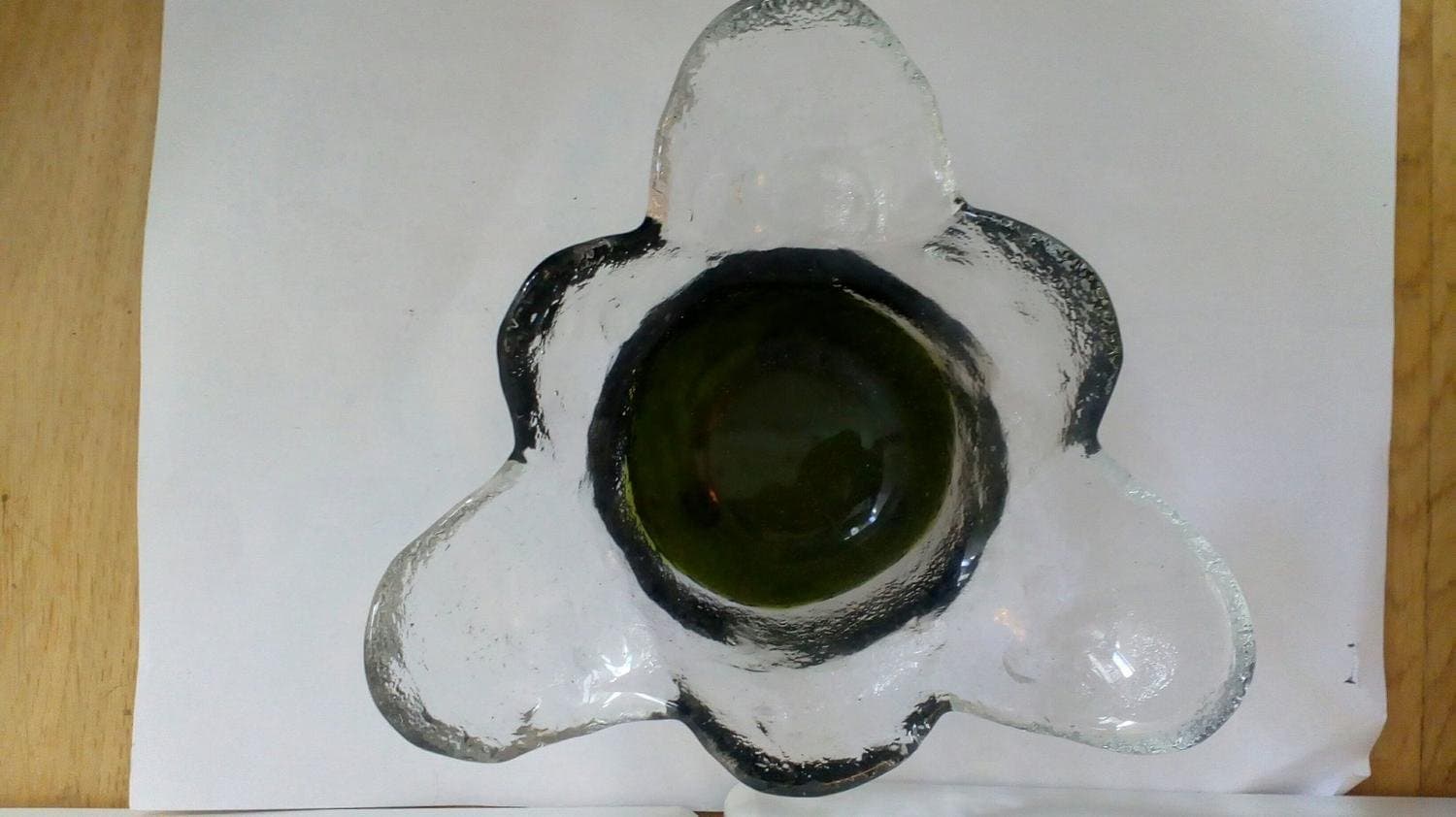 Glas ljusstake