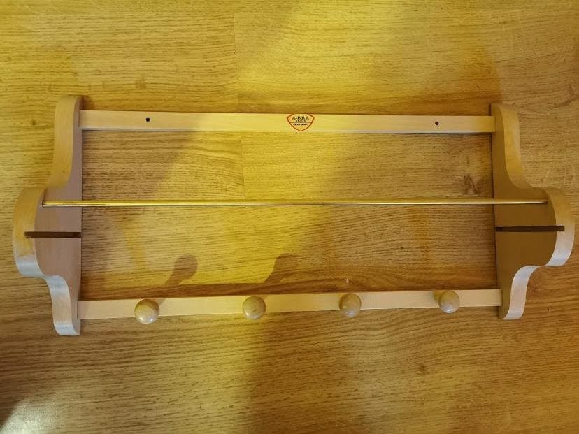  A-Bra Slöjd Vägghylla/Hängare i Ljust Trä