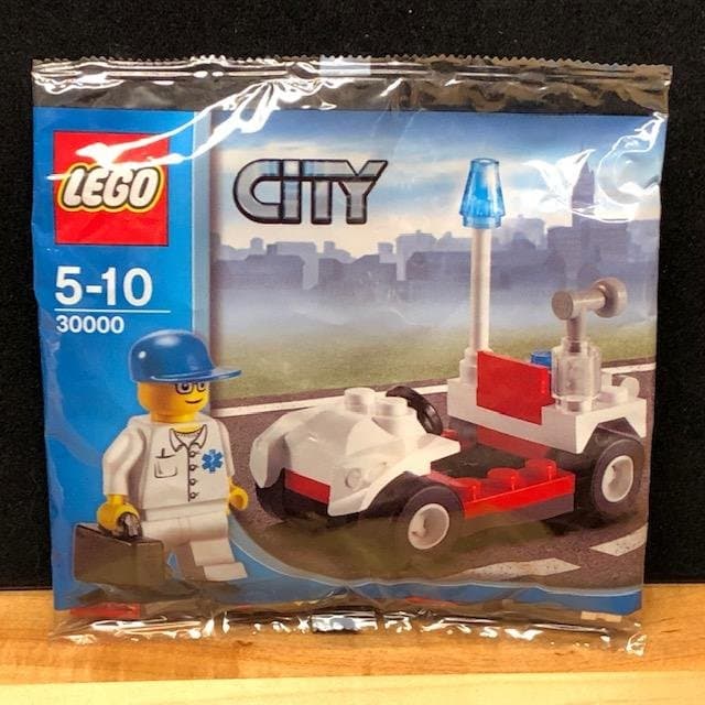 LEGO City 30000 "Doktorns bil" - specialpåse från 2009, oöppnad!