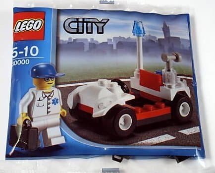 LEGO City 30000 "Doktorns bil" - specialpåse från 2009, oöppnad!