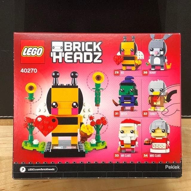 LEGO BrickHeadz 40270 "Valentine's Bee" - från 2018, oöppnad!