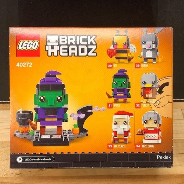 LEGO BrickHeadz 40272 "Halloween Witch" - från 2018, oöppnad!