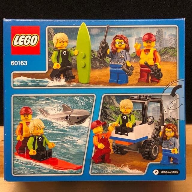 LEGO City 60163 "Kustbevakning startset" - från 2017, oöppnad / förseglad!