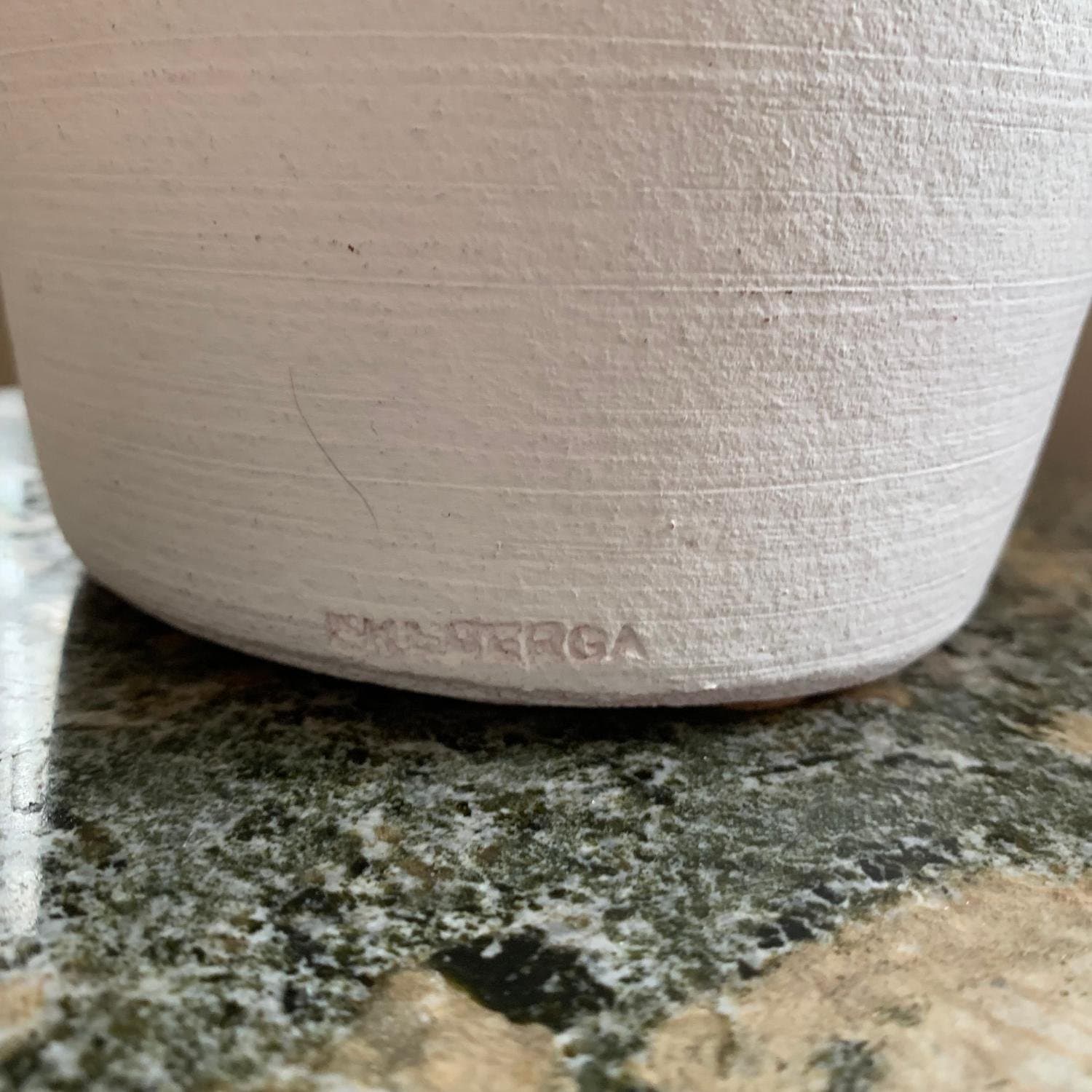 Hög Vit kruka Ekeberga H: ca 28 cm