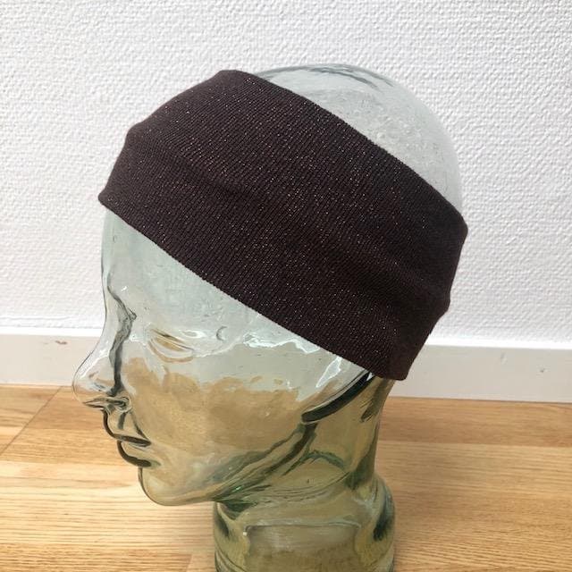 TOPSHOP vintage brown headband with glitter design S/M