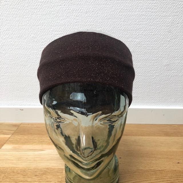 TOPSHOP vintage brown headband with glitter design S/M