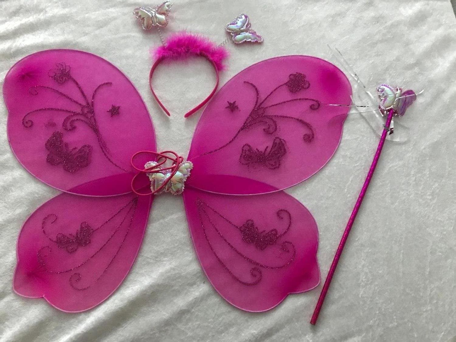 Barn Fjäril Kostym , Ängel Vingar , 3st/set