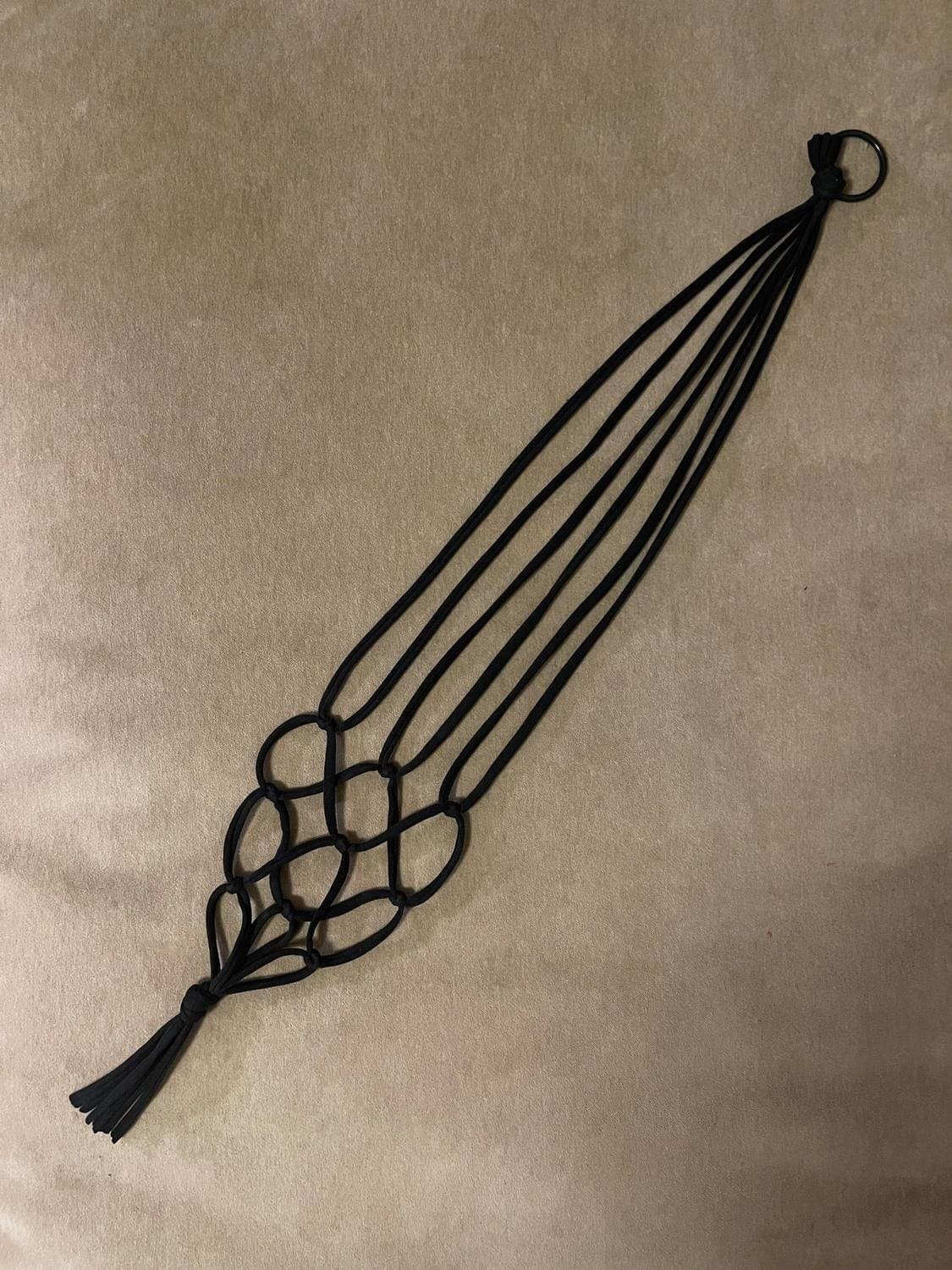 Svarta Amplar för blomkrukor 2 st (16-20 cm)