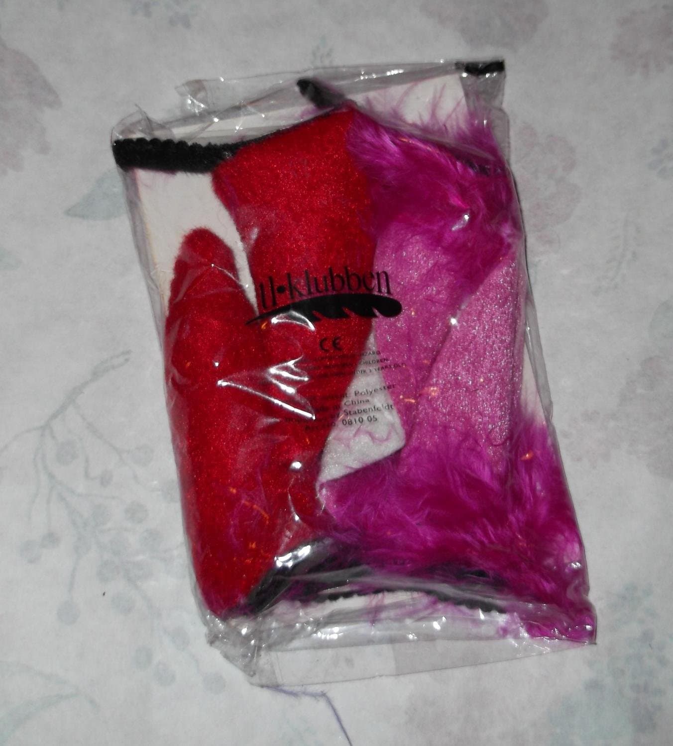 NYA halloween Hårspännen Röda horn Rosa fluffiga öron Håraccessoarer Hårklämmor