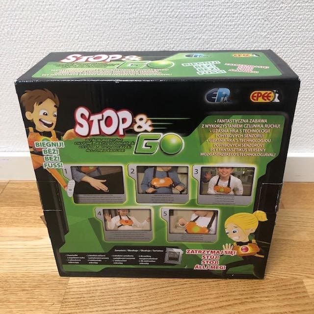 STOP & GO motion sensor race toy for 2 kids suitable for 7+ years - NEW
