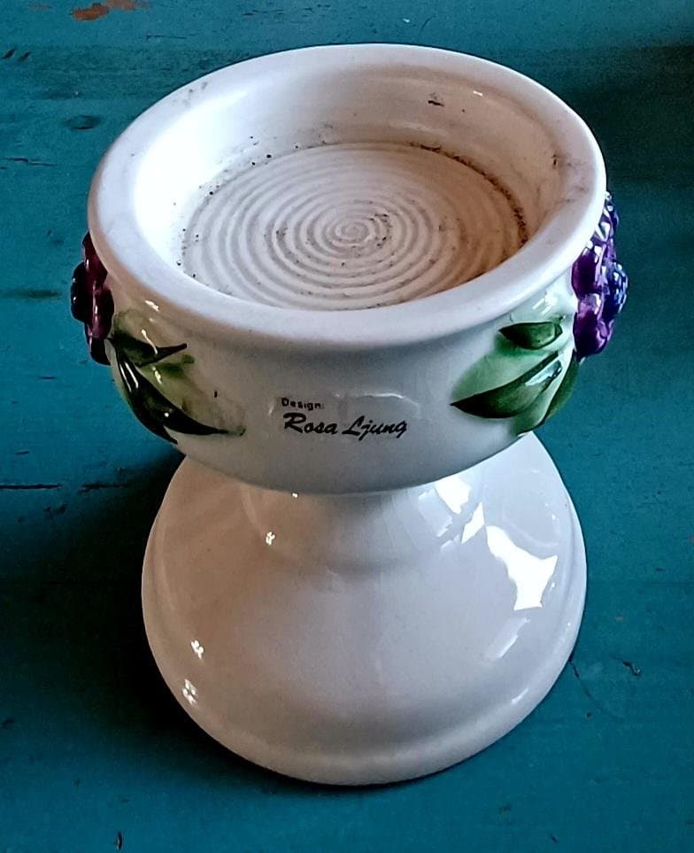 LJUSHÅLLARE, ROSA LJUNG