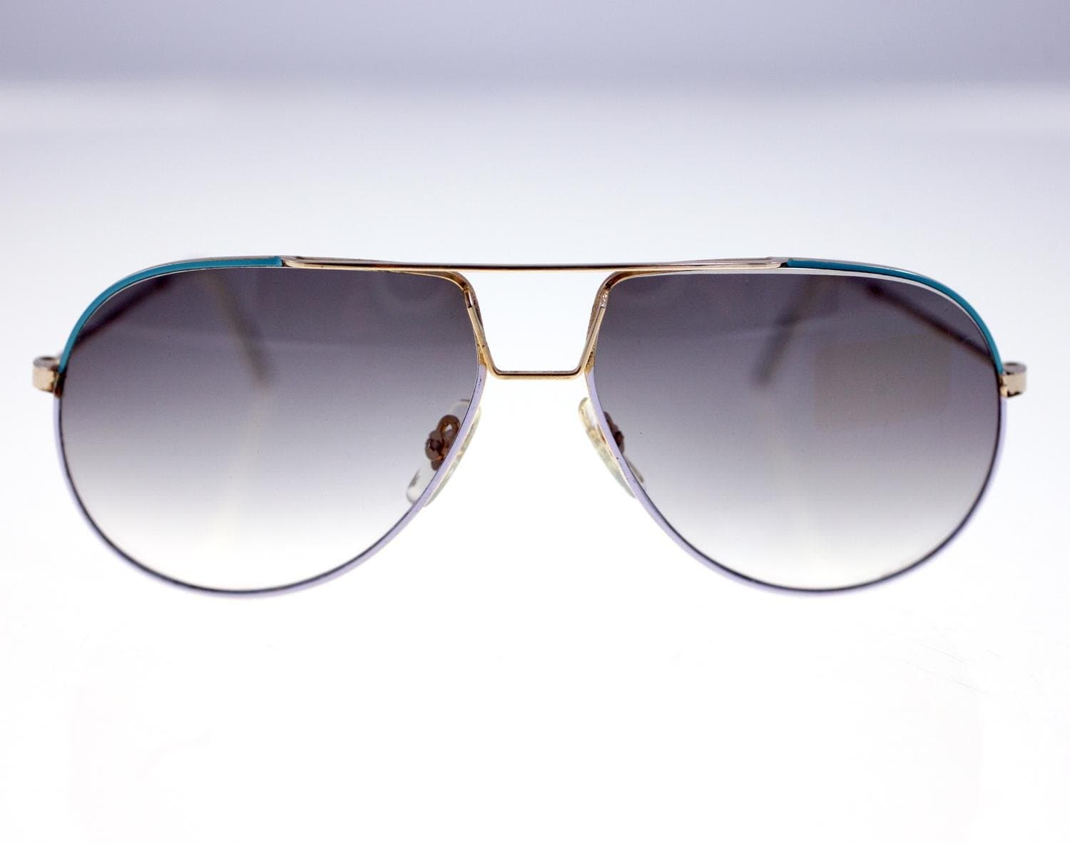 Polaroid 4754B mens vintage pilot-style sunglasses circa 1980s-Weight 28g