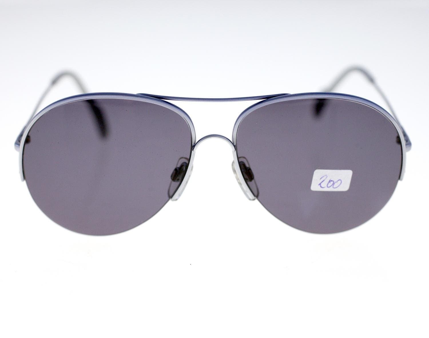 OIO Metzler 0816 875 'En Vogue' rimless unisex sunglasses circa 1980s-very rare