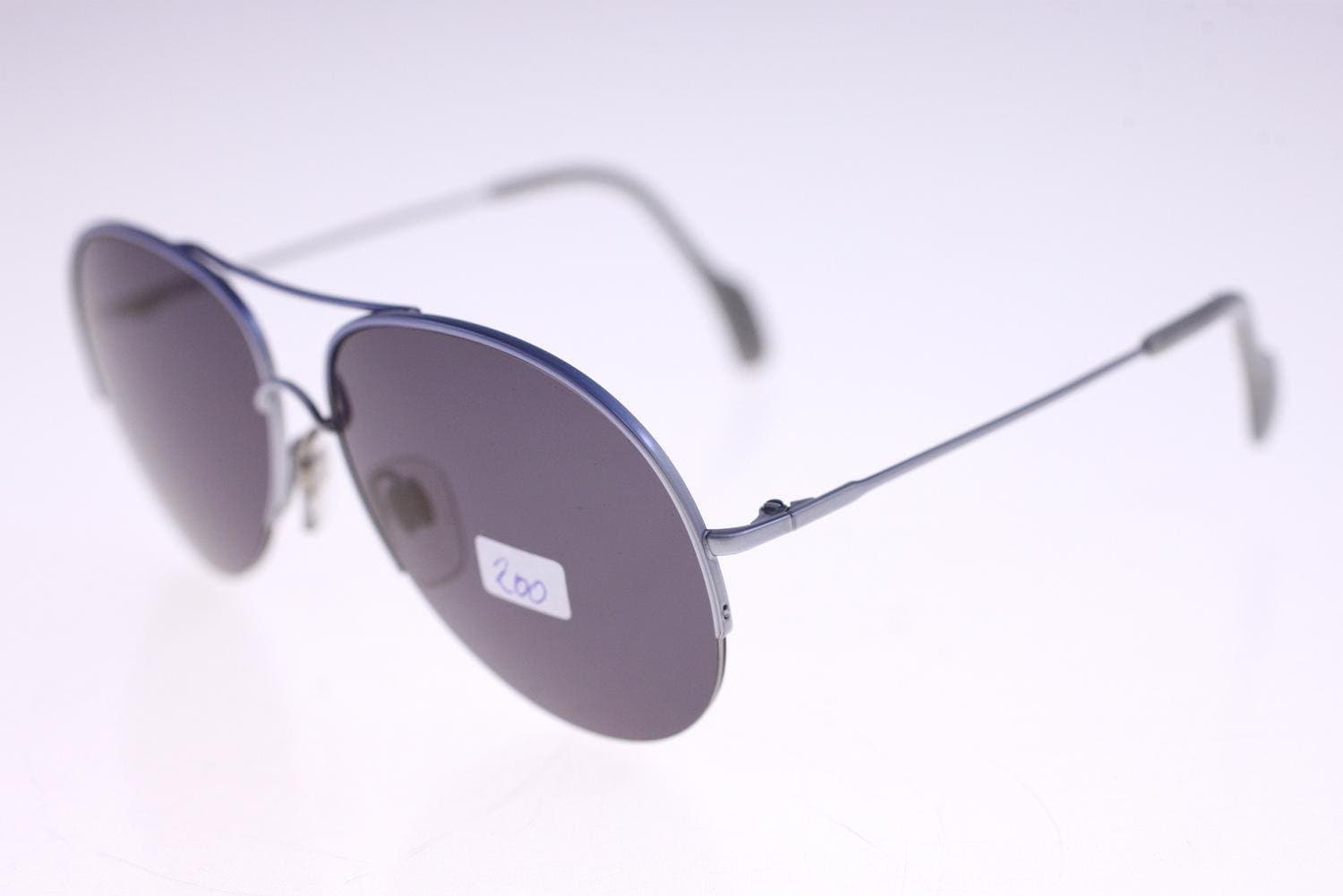 OIO Metzler 0816 875 'En Vogue' rimless unisex sunglasses circa 1980s-very rare