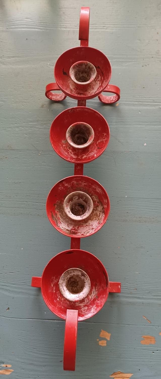 LJUSHÅLLARE, METALL, JUL