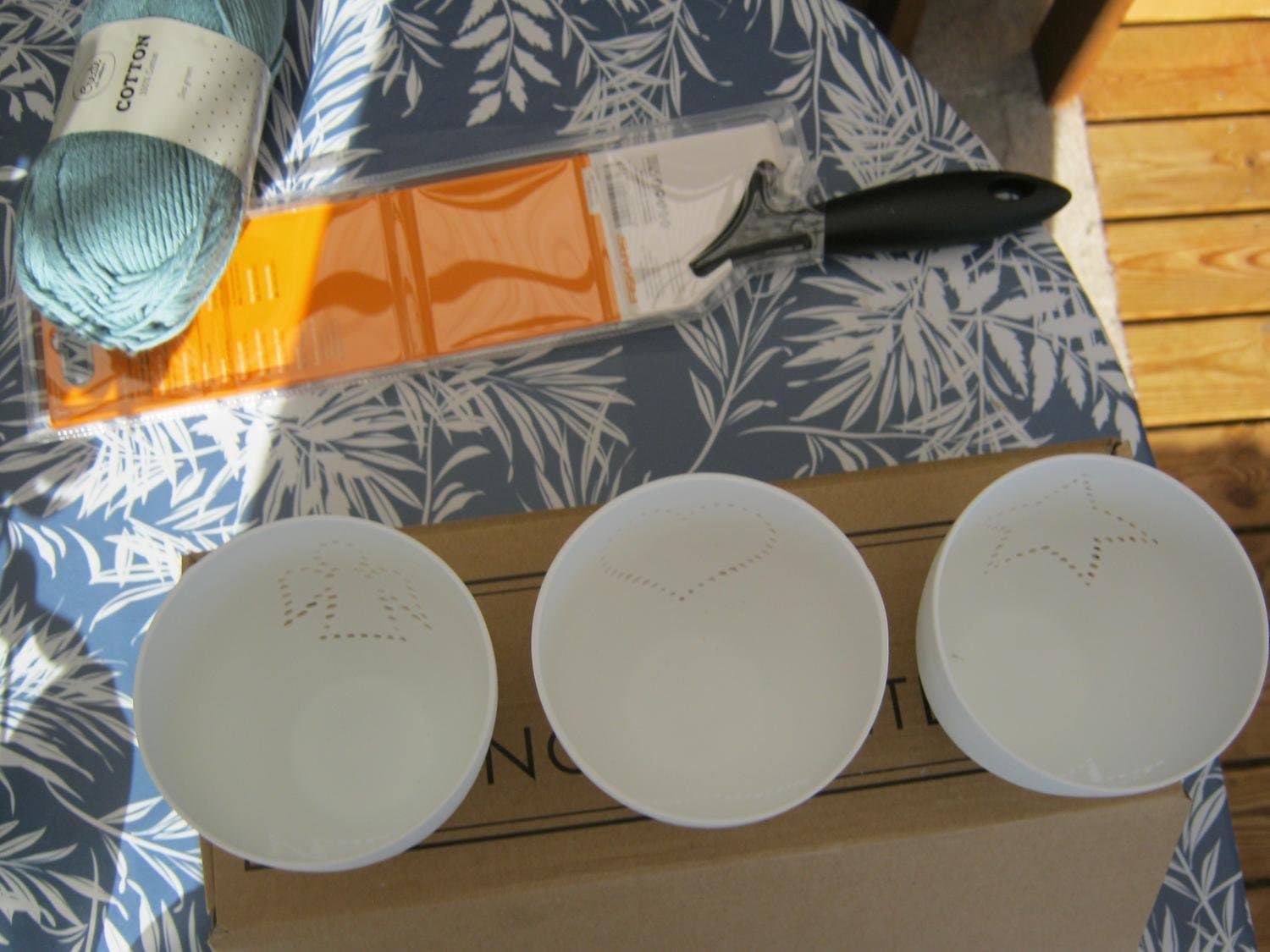 Perfect Home - Ljuslykta - 3 st Ljuslyktor Snow White - Tealightholder **Nya**