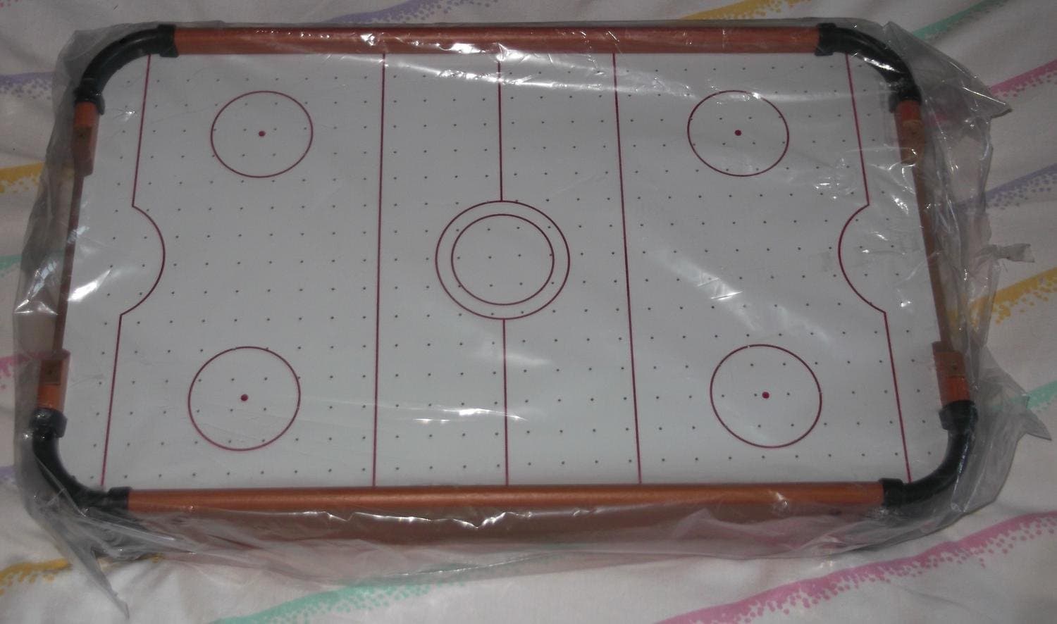 NYTT Air Hockey Game Elektriskt Lufthockey spel Bordsspel Roligt Kul Present Jul