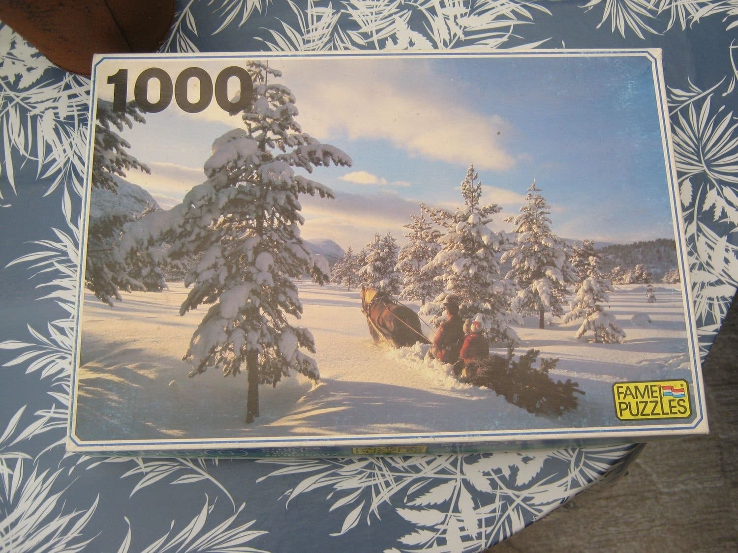 Pussel - Lappland 1000 bitar 68,5 x 49 cm