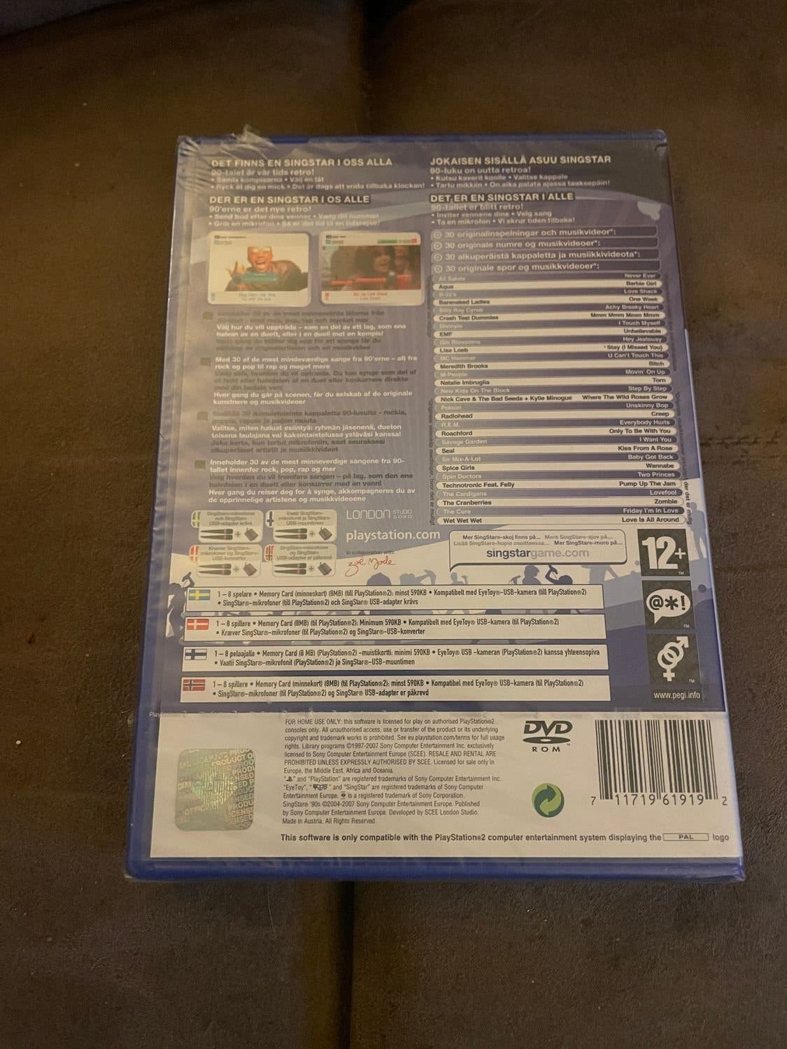 PS2: Singstar 90´s *NYTT*