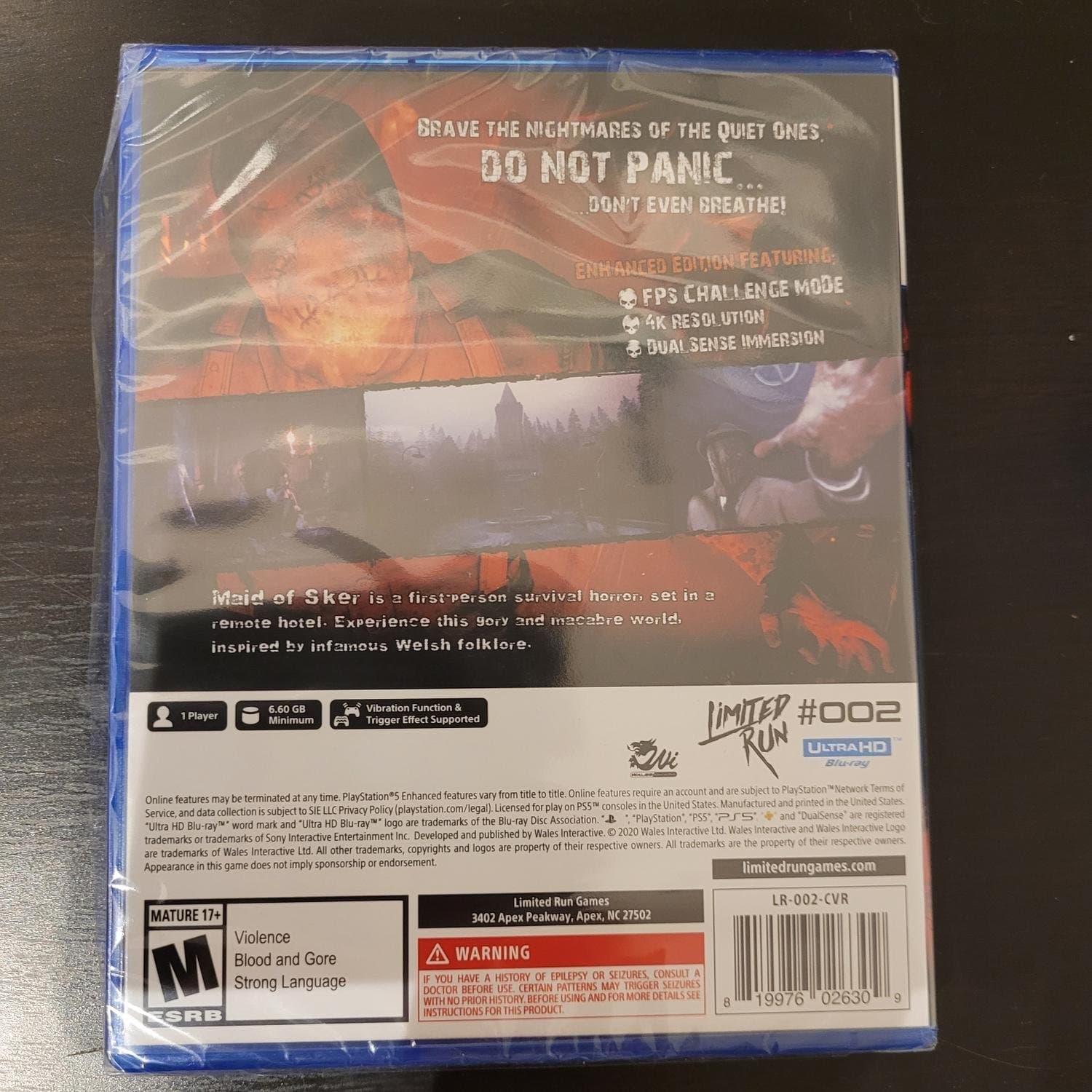 MAID OF SKER (Limited Run #002) PLAYSTATION 5 PS5 / NYTT & INPLASTAT / 18+