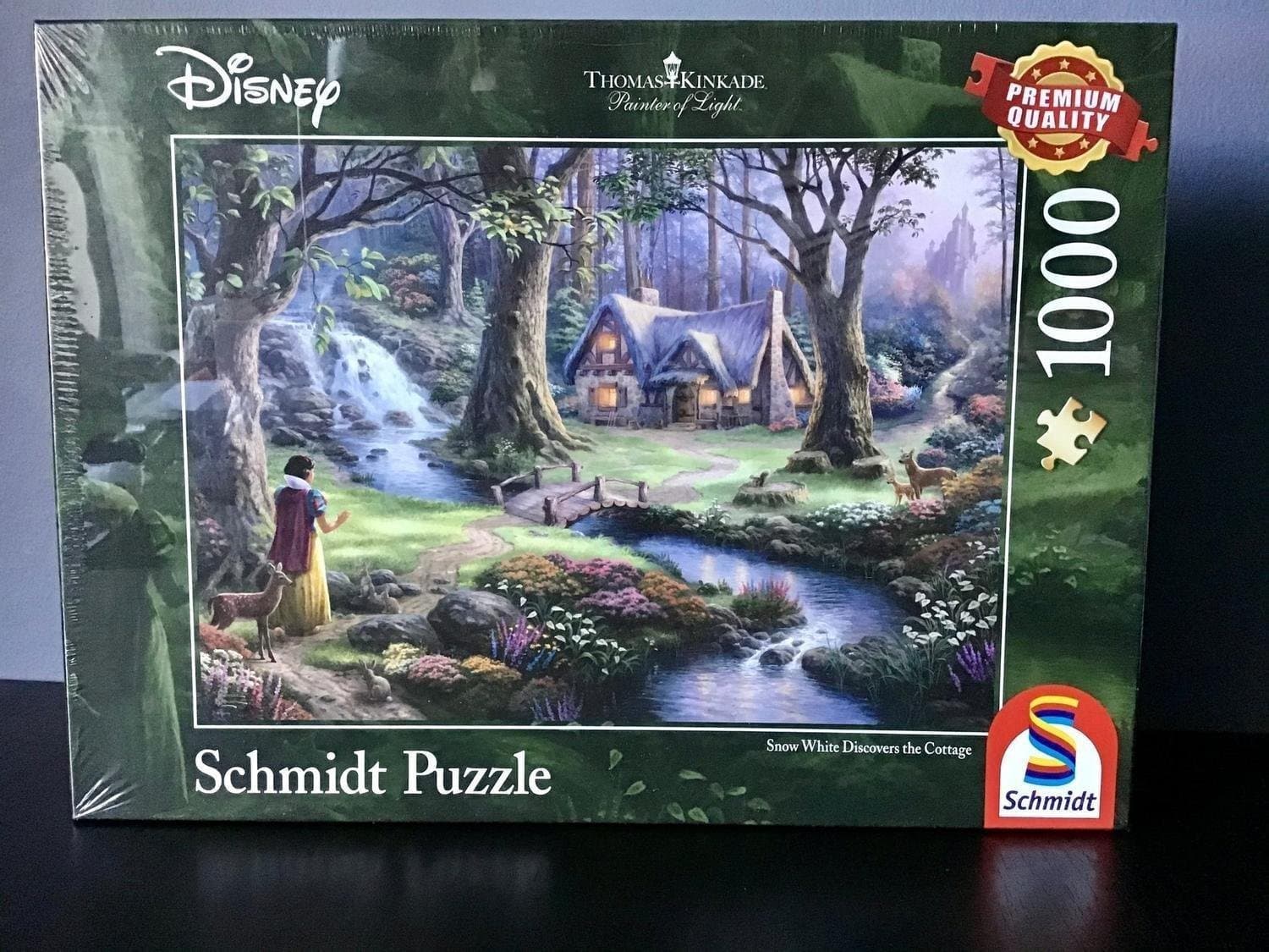 Pussel Disney Snövit oöppnat 1000 bitar Nostalgi Pussel Julklapp Sagor