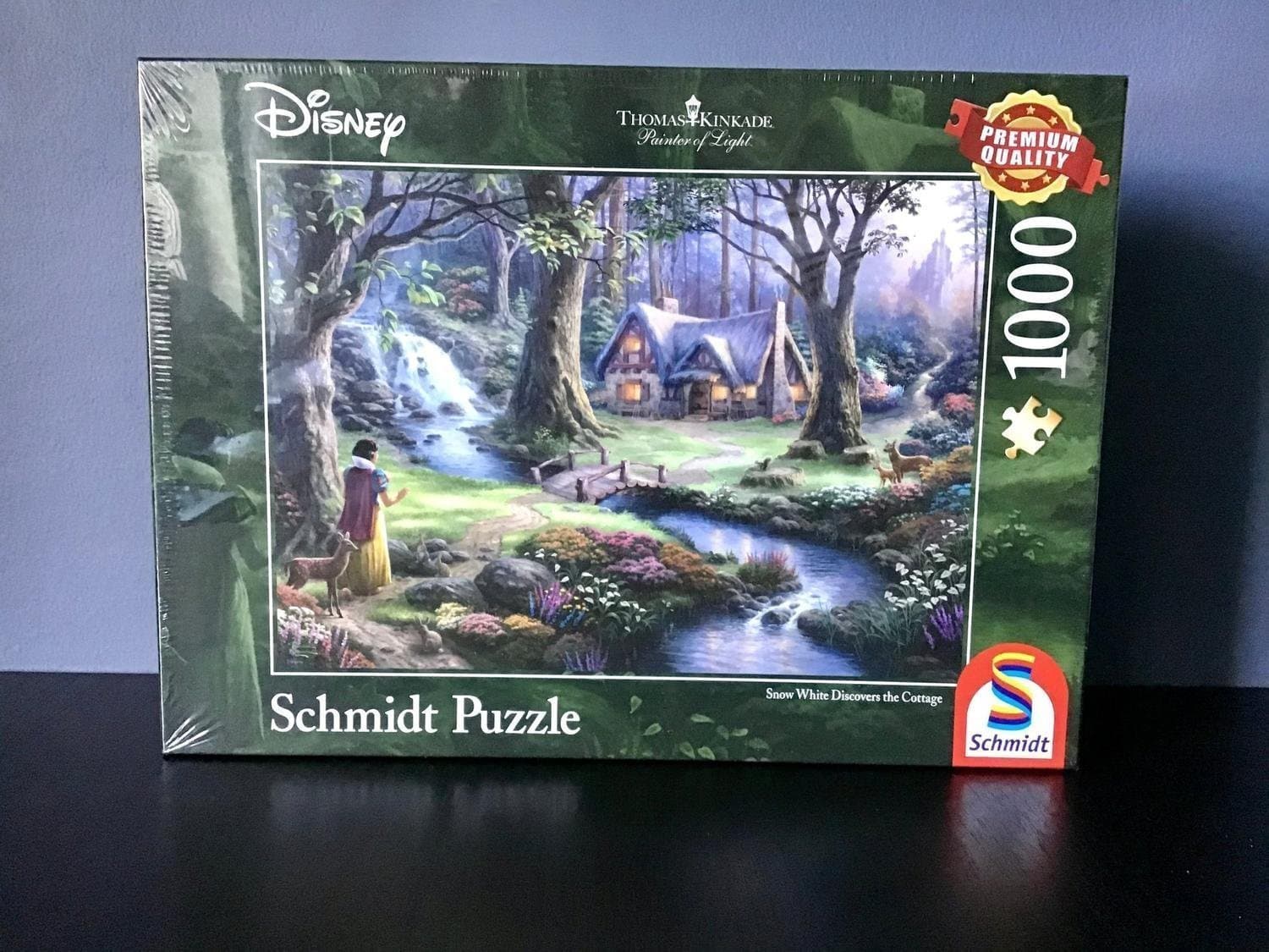 Pussel Disney Snövit oöppnat 1000 bitar Nostalgi Pussel Julklapp Sagor