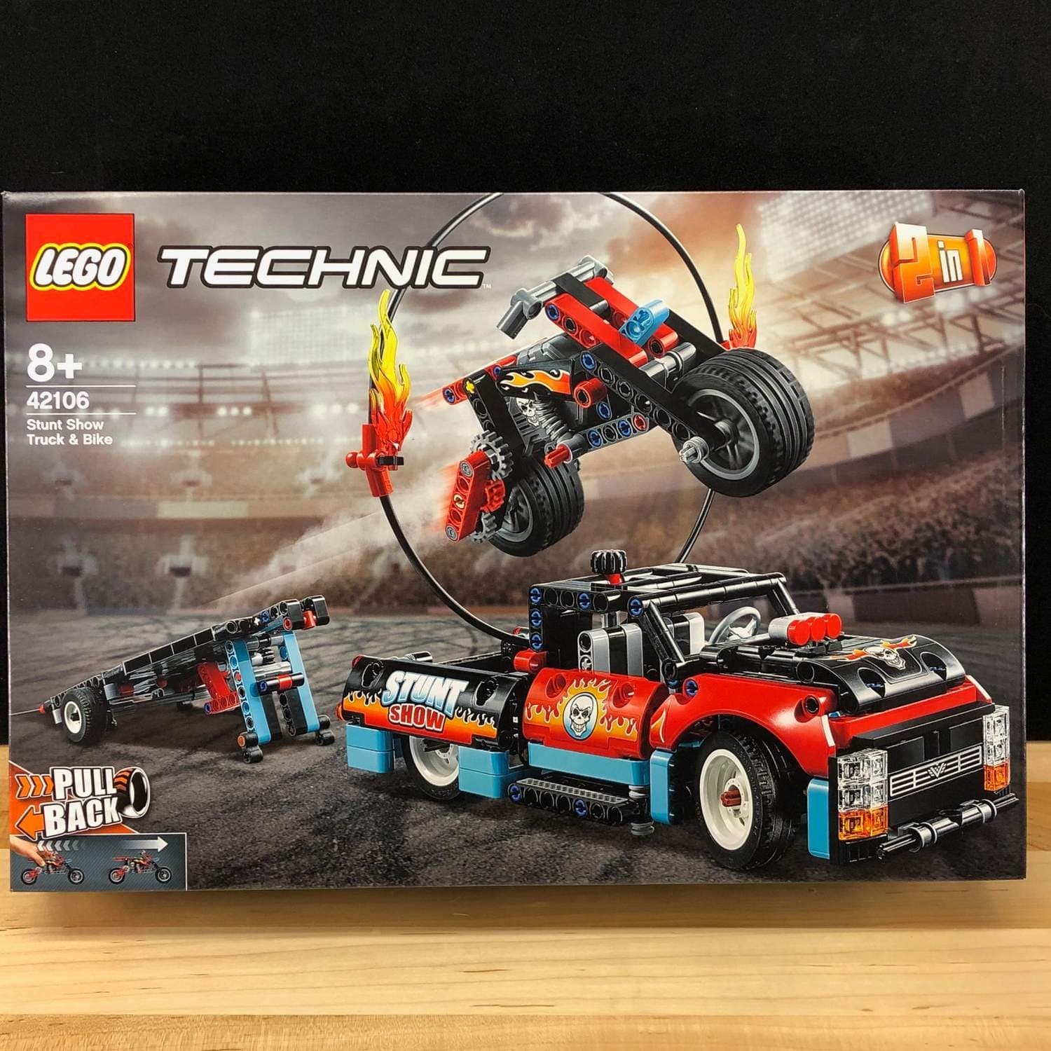 LEGO Technic 42106 "Stuntuppvisning & motorcykel" - från 2020, oöppnad!!