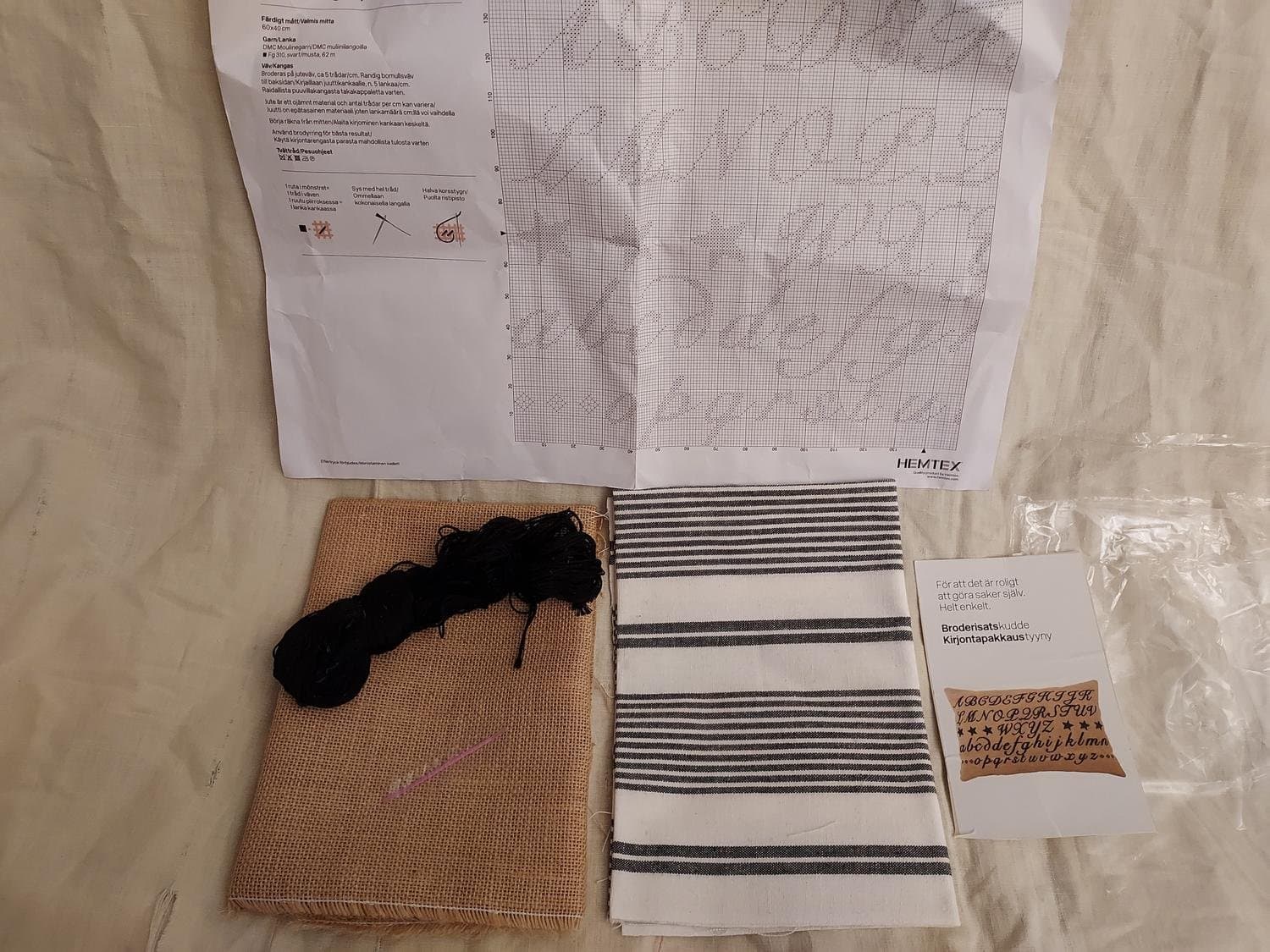 KUDDE 40x60 cm Hemtex i påse att sy