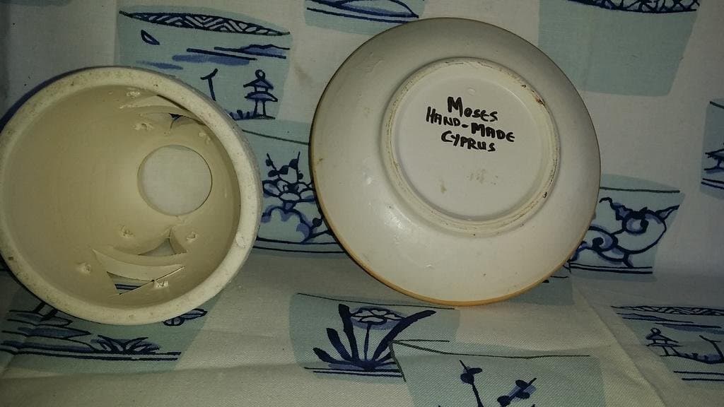 Ljusstake/lykta Hantverk Cypern !