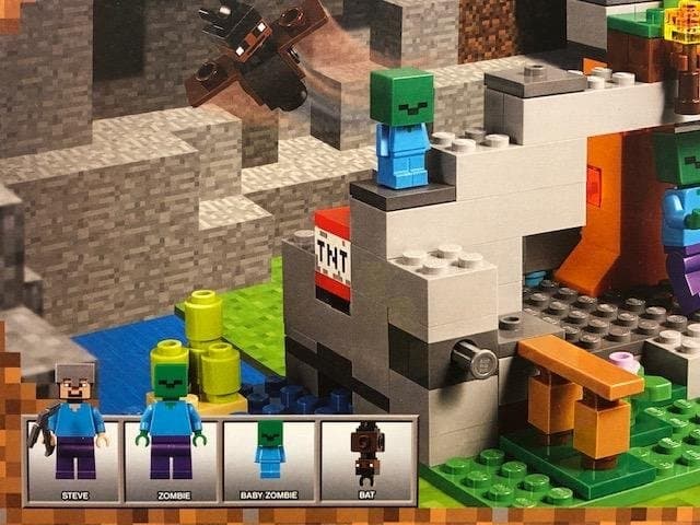 LEGO Minecraft 21141 "Zombiegrottan" - från 2018, oöppnad!