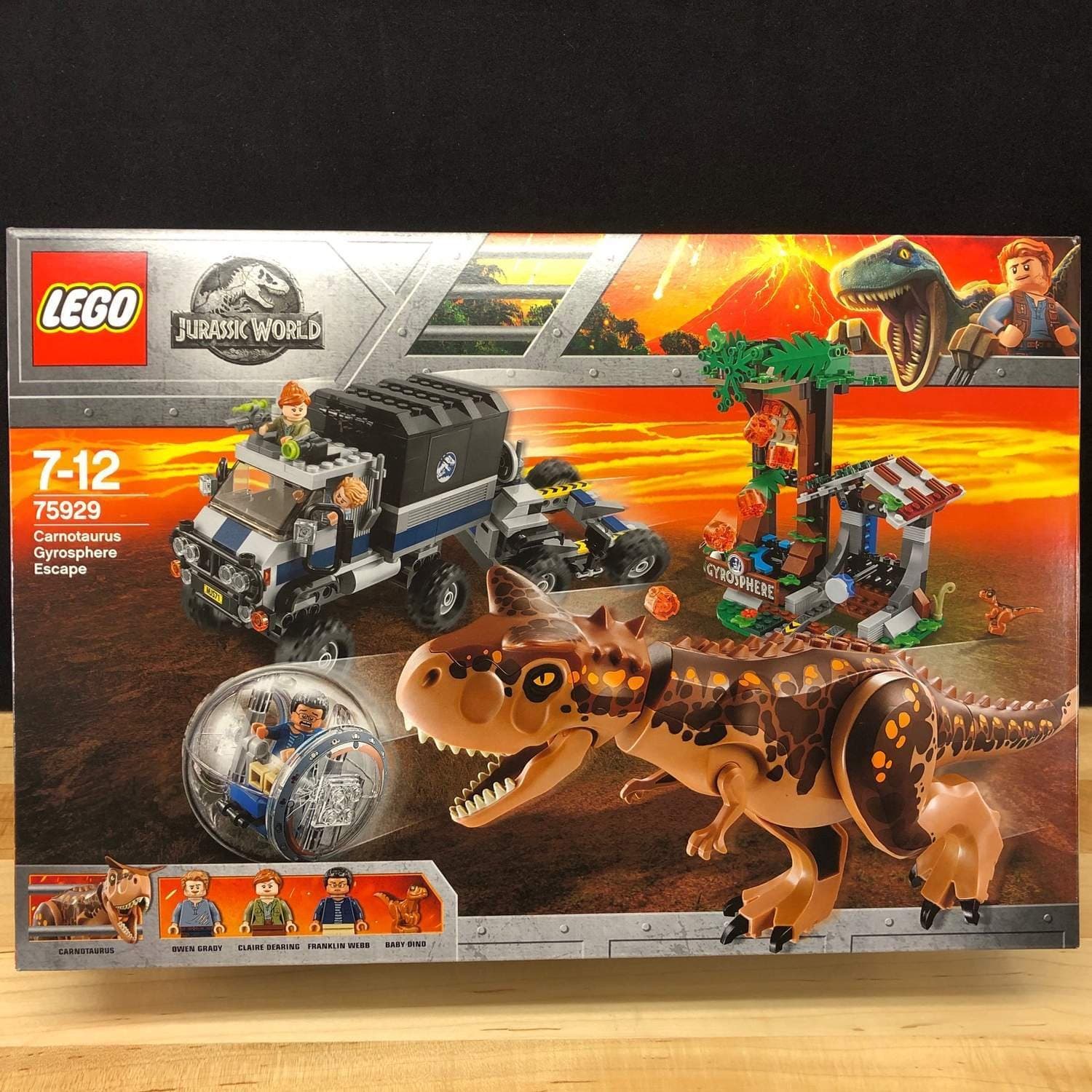 LEGO Jurassic World 75929 "Carnotaurus Gyrosphere Escape" - från 2018, oöppnad!