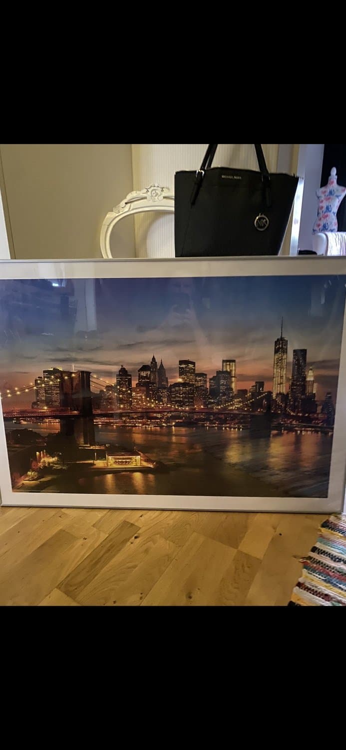Tavla poster ram Manhattan
