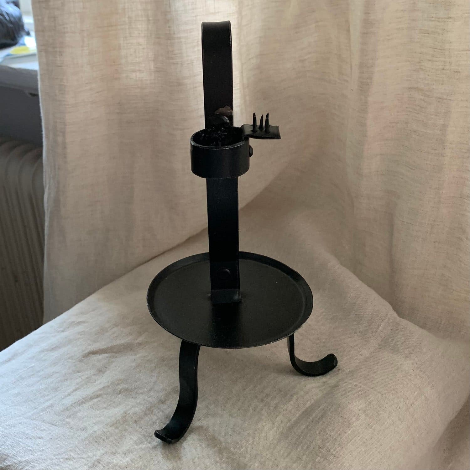 Stumpstake/Stumpastake/Ljusstake i smide,, Från Småland