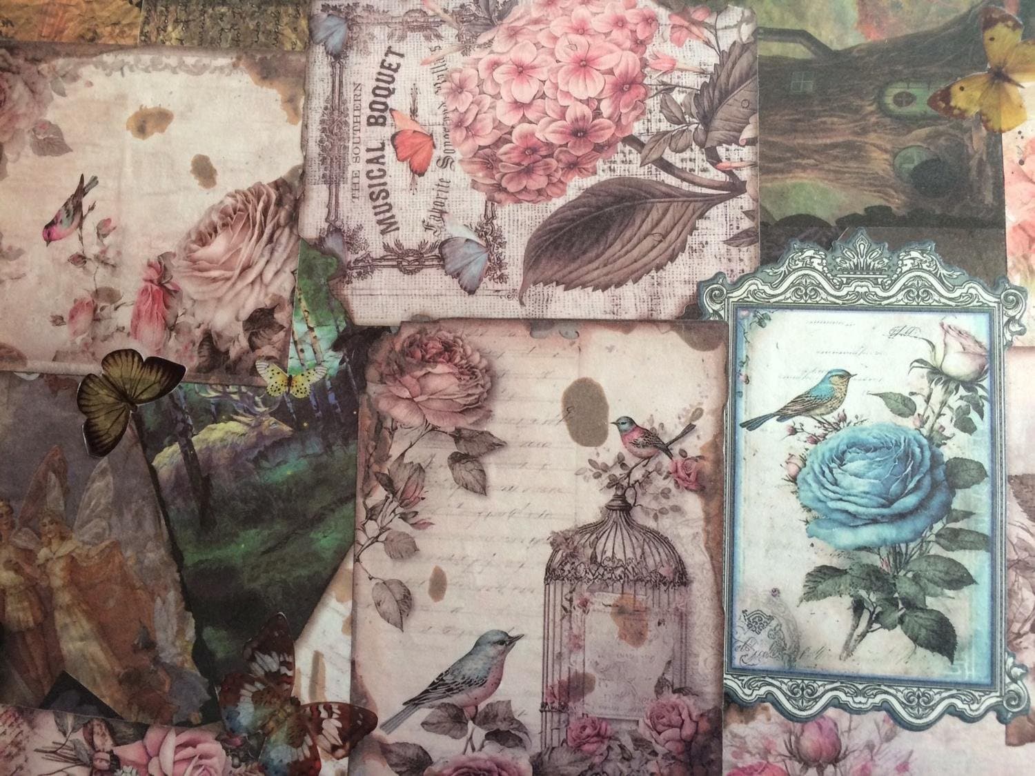 resväska, fransk lantstil, shabby shick