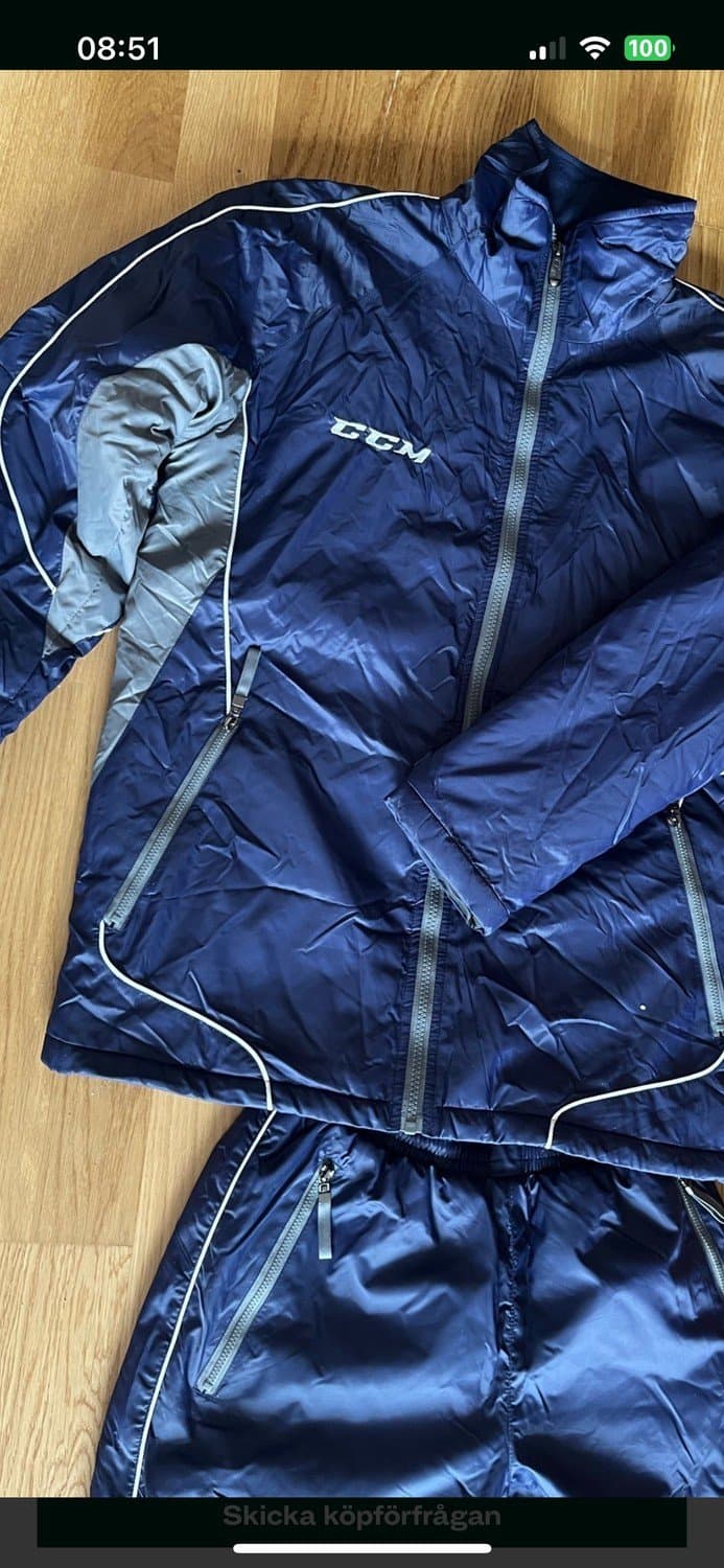 Hockey ccm ny tt värmesträll stl s/p blå