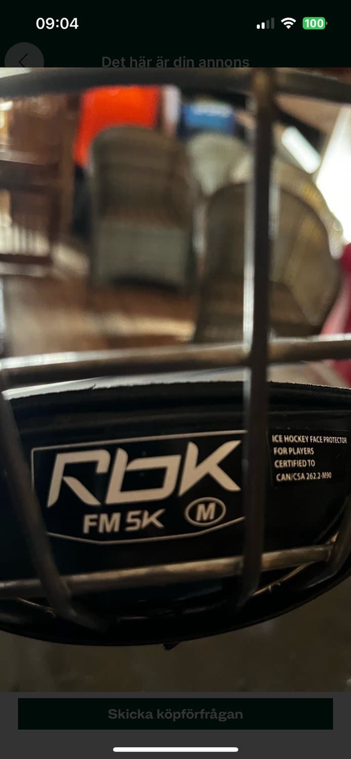 Hockey galler Reebok stl m