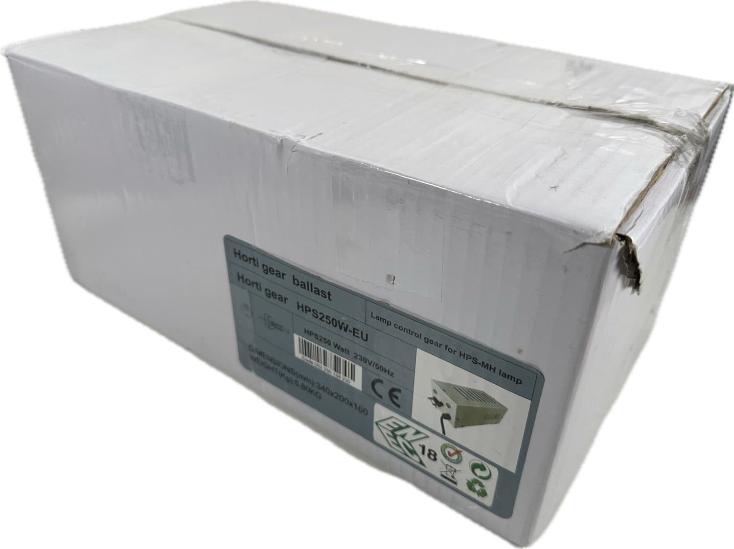 Horti Gear Ballast HPS250W-EU Lamp Control Gear för HPS-MP lamp Växtbelysning