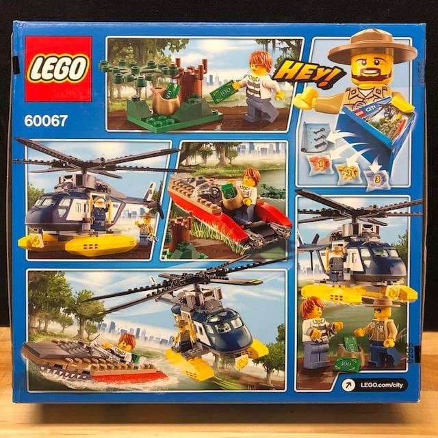 LEGO City 60067 "Helikopterjakt" - från 2015, Oöppnad / förseglad!