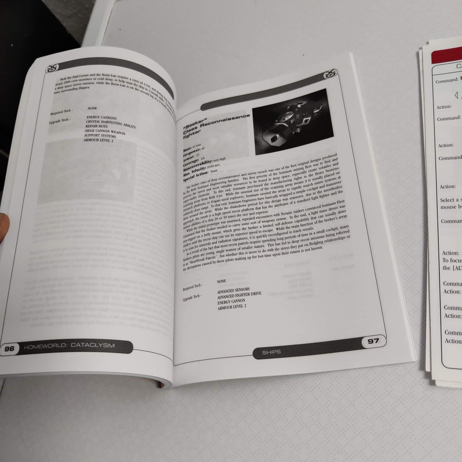 HOMEWORLD CATACLYSM Sierra original manual på engelska från 2000