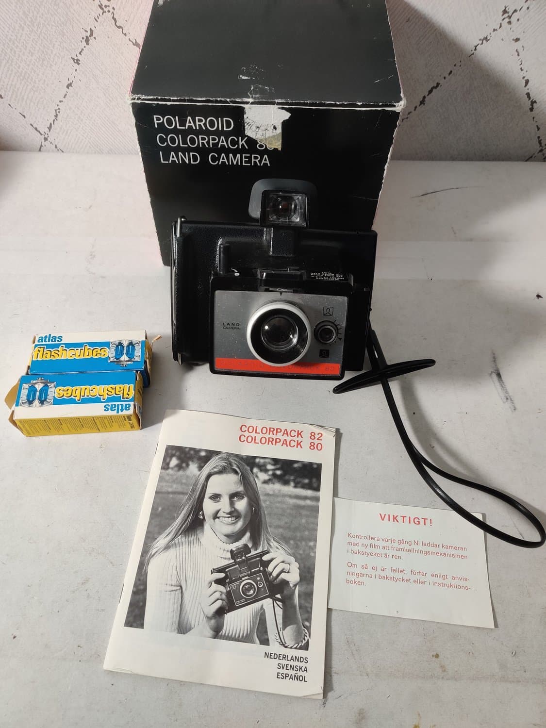 Vintage Polaroid colourpack 80 land kamera