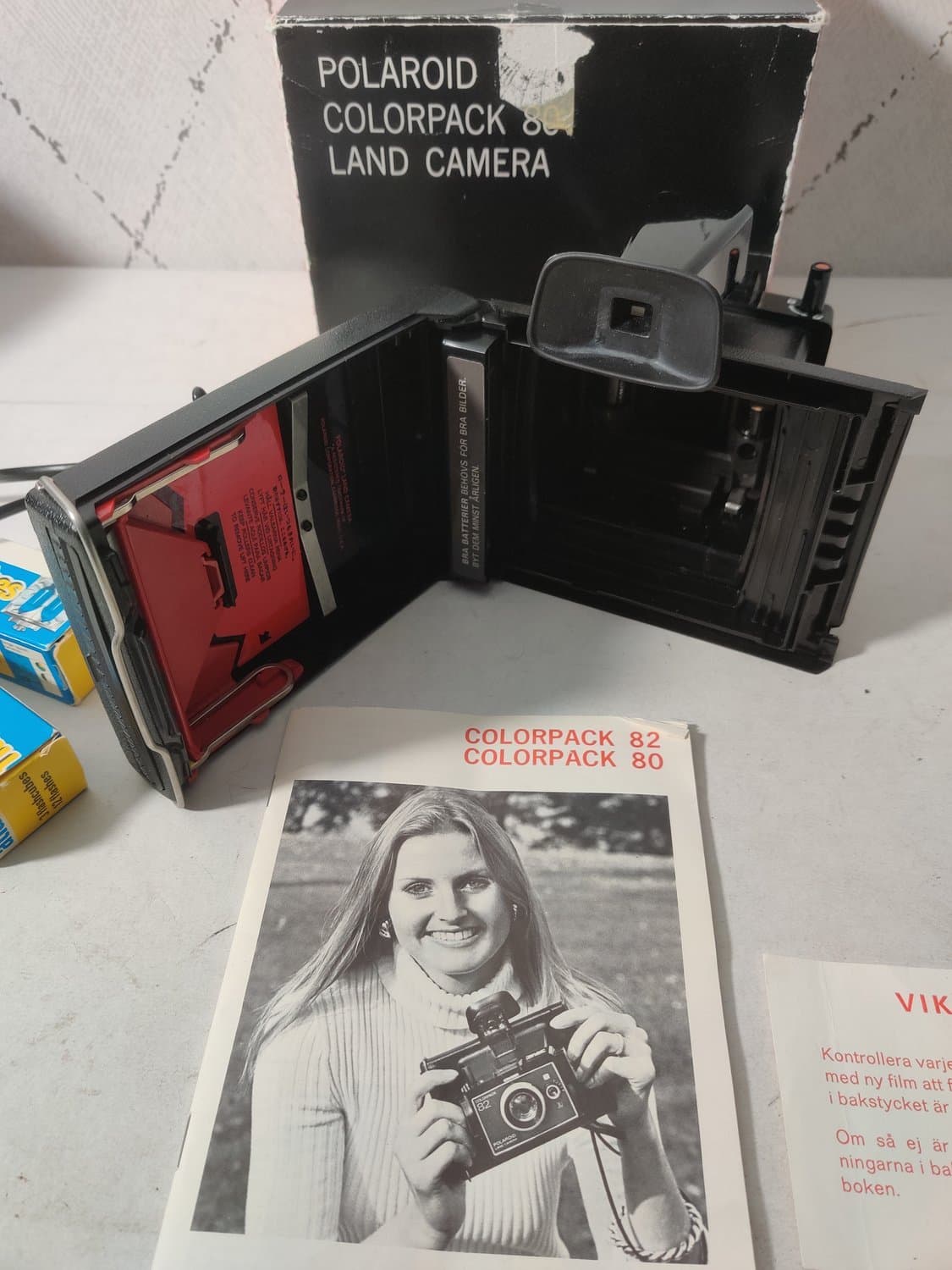 Vintage Polaroid colourpack 80 land kamera